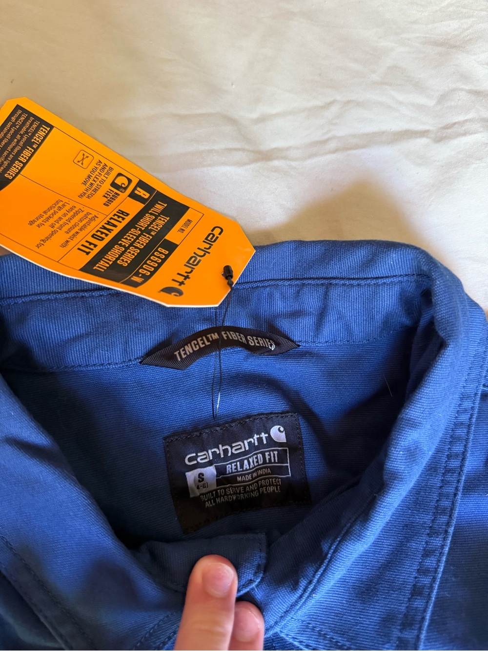 Carhartt Navy Short Sleeve Workwear Romper - Picture 4 of 4